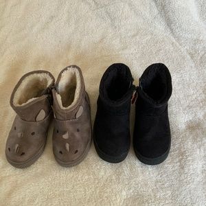 Cat & Jack boots bundle size toddler 8